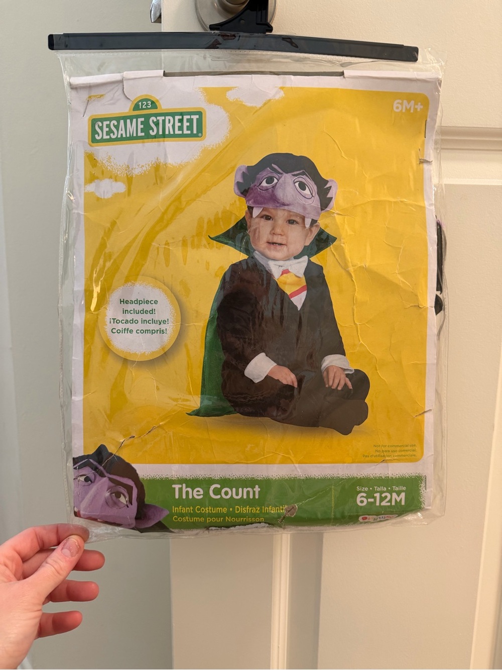 Sesame Street The Count Infant Costume - Purple, Black & Green